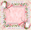 Cherry Ribbon Mahjong Mat