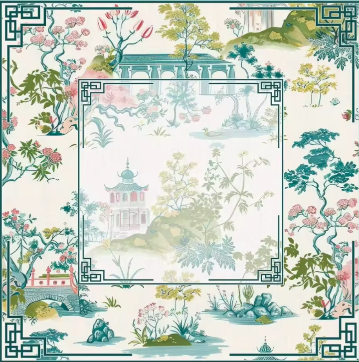 Garden Party – Jade Pavilion Mahjong Mat