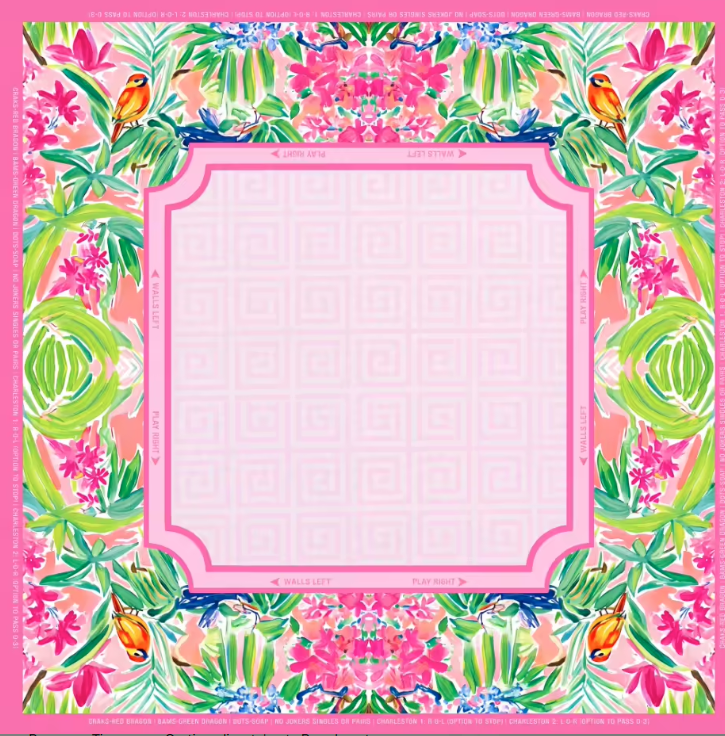 Garden Party – Tropical Mahjong Mat