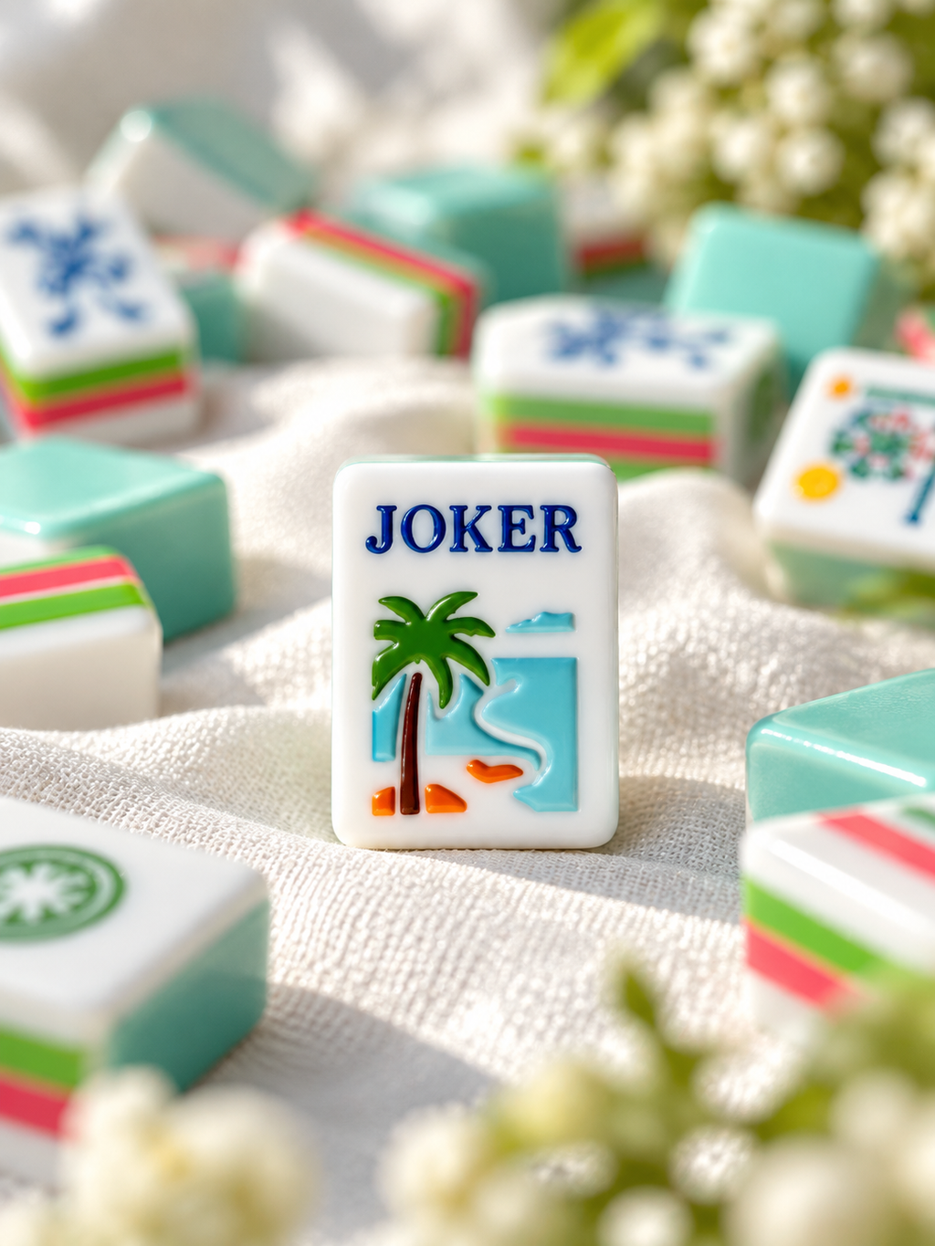 Palm Springs American Mahjong Tiles