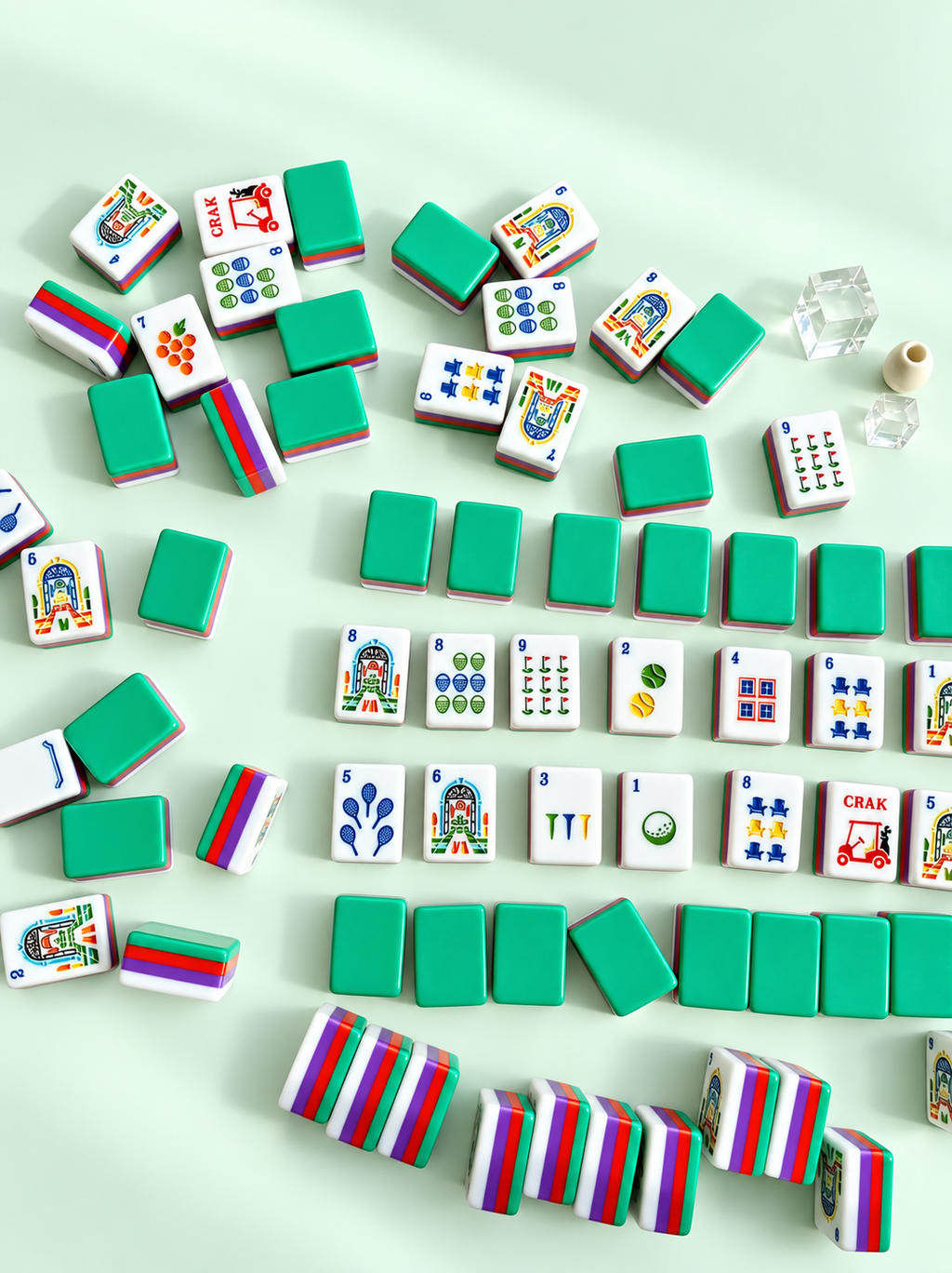 Desert Resort American Mahjong Tiles