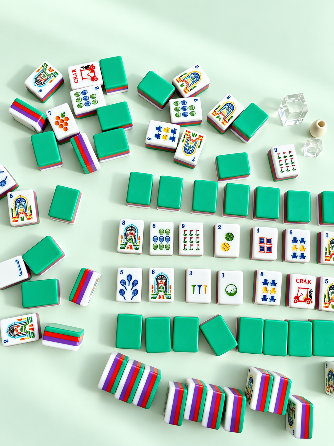 Desert Resort American Mahjong Tiles