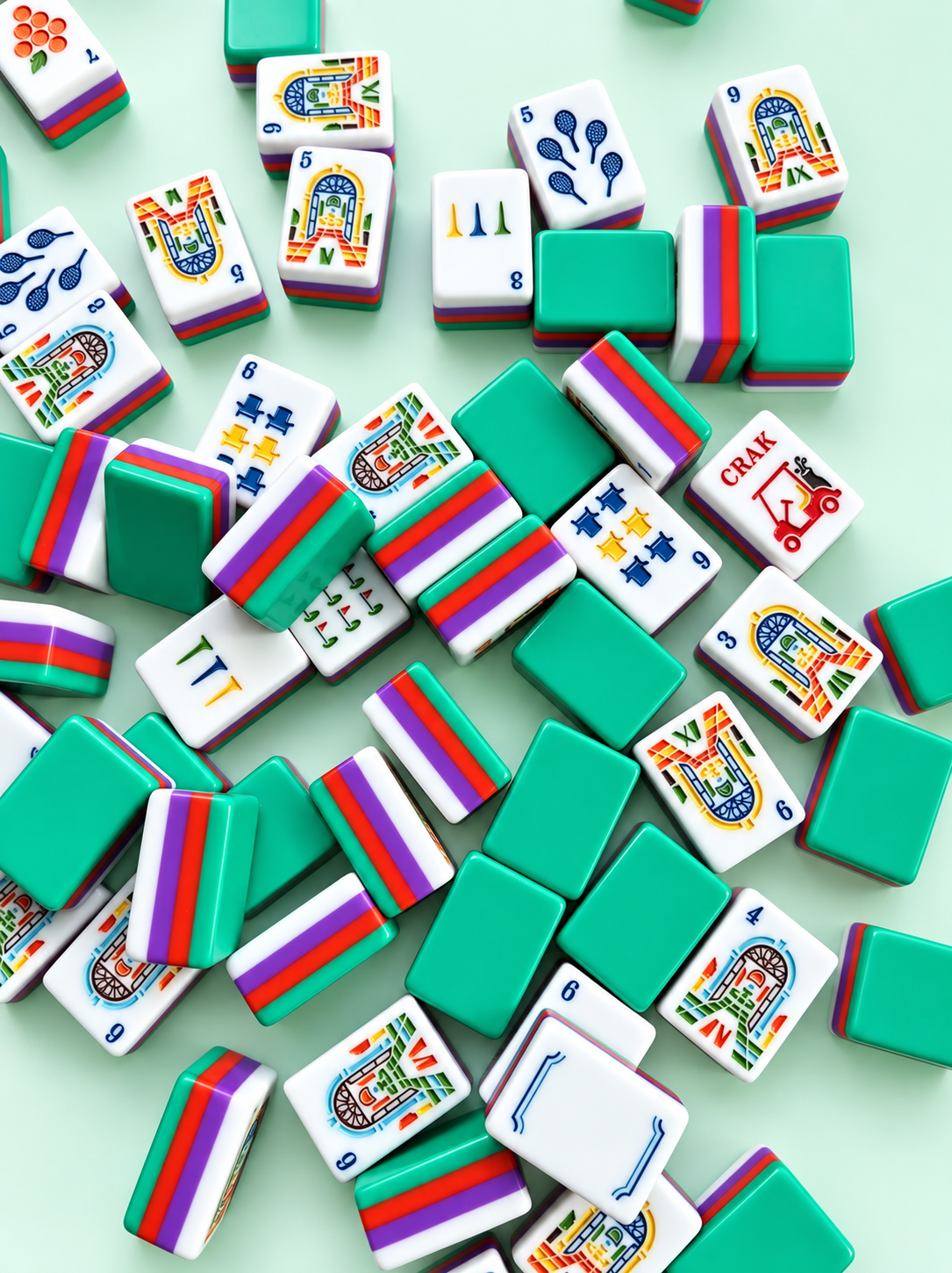 Desert Resort American Mahjong Tiles