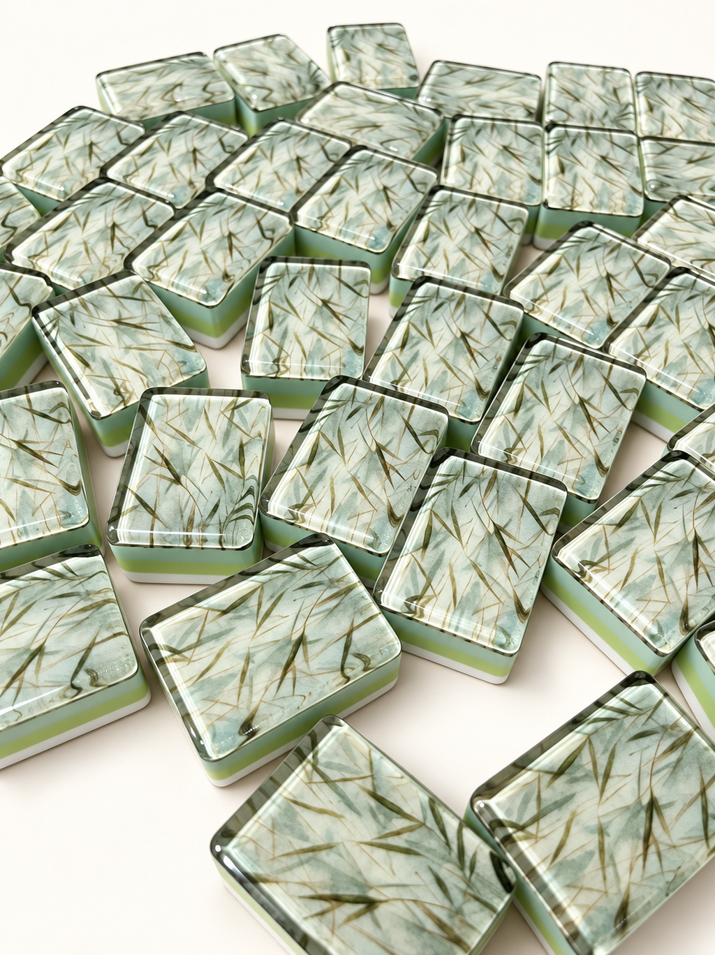 Jade Bamboo American Mahjong Tiles