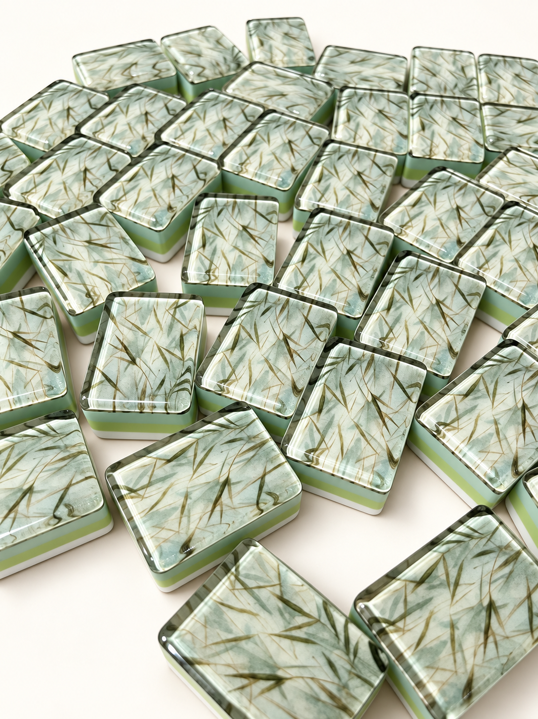 Jade Bamboo American Mahjong Tiles