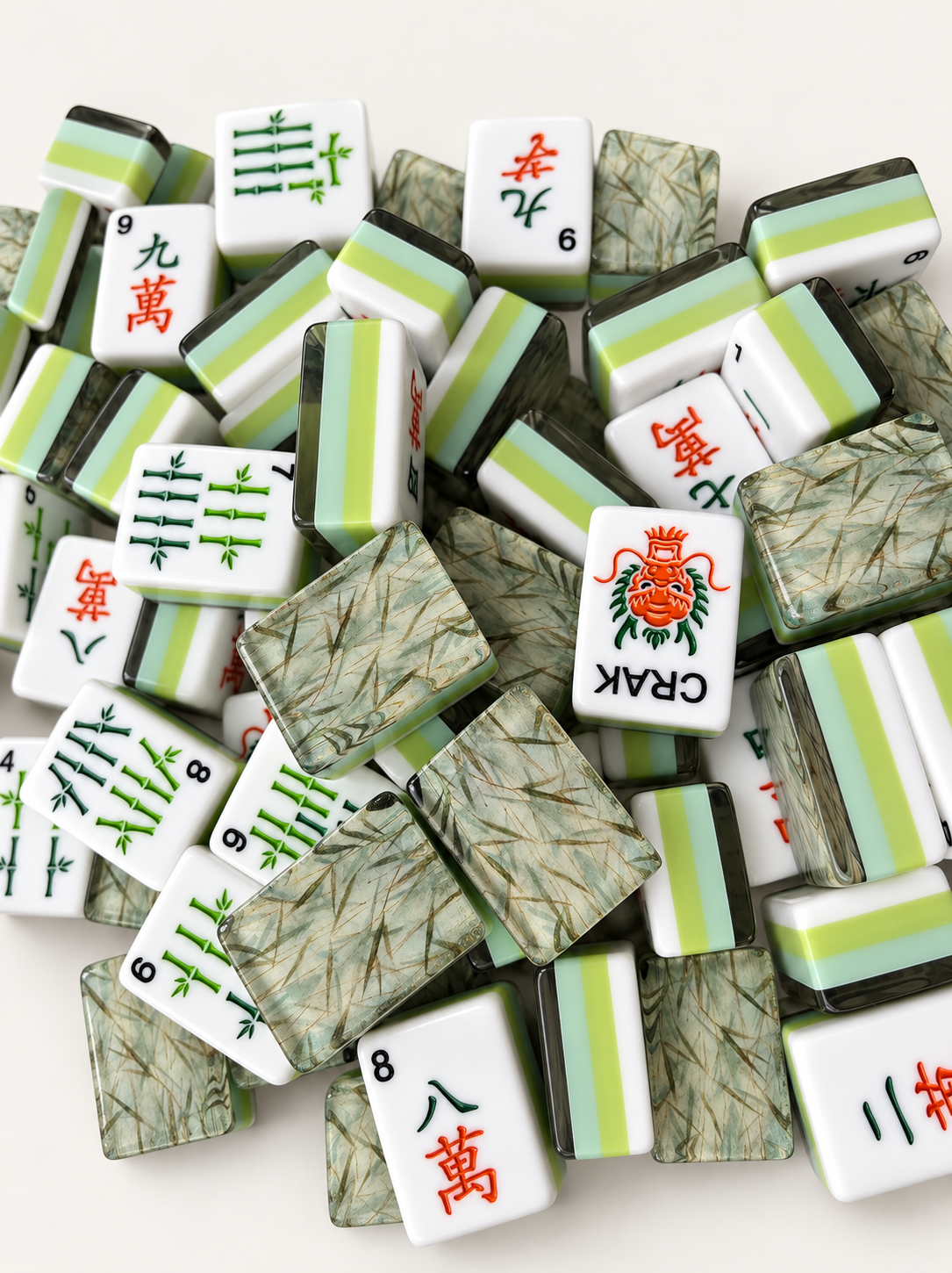 Jade Bamboo American Mahjong Tiles
