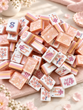 Peach Blossom American Mahjong Tiles