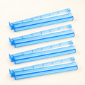 Clear Blue American Mahjong Racks with Attached Pushers – Set of 4
