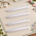Clear American Mahjong Racks with Attached Pushers – Set of 4
